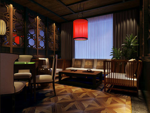 北京高档休闲茶室豪华装修设计