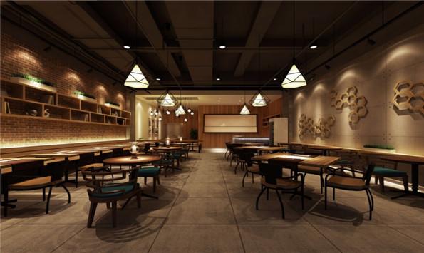 北京炖牛快餐店餐饮装饰装修