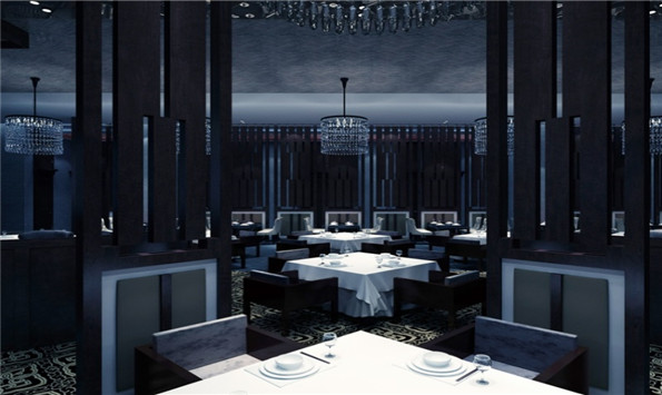 北京国际大酒店中餐厅装修设计图