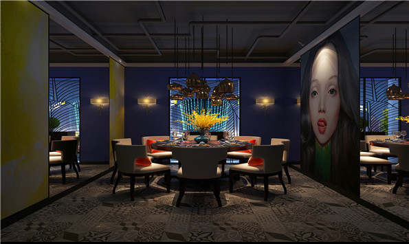 北京特色主题餐厅装修设计效果图