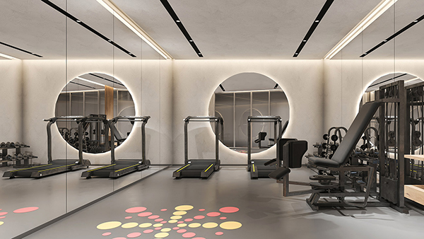 北京鑫苑健身房装修设计施工，工期短效率高